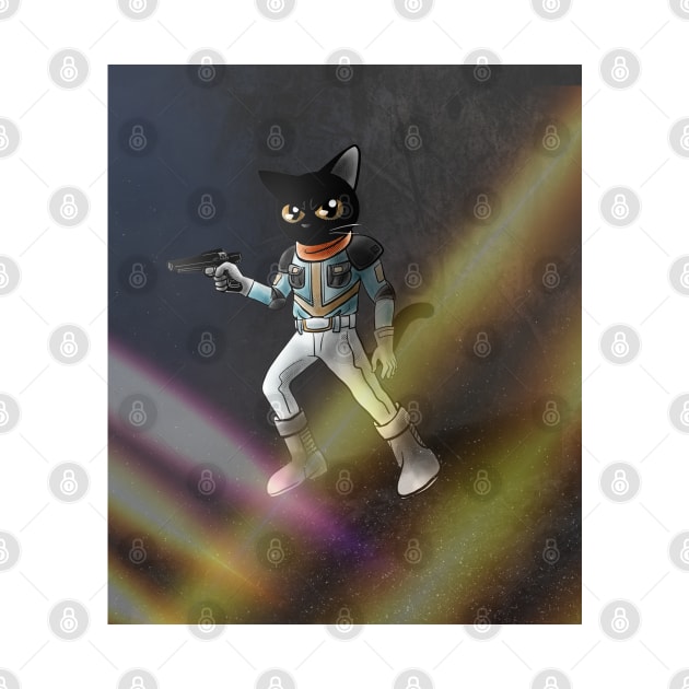 Cat space soldier by BATKEI