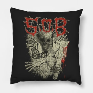 Sabotage Organized Barbarian 1983 Pillow