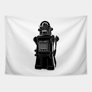 The Dark Bald Robot Tapestry