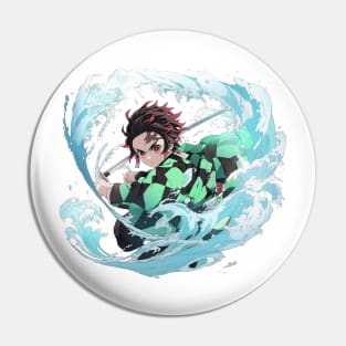 DEMON SLAYER WATER RAGE Pin