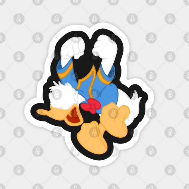 Angry Duck Magnet by VinylPatch