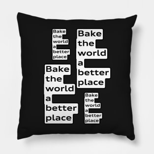 Apron: bake this world a better place Pillow