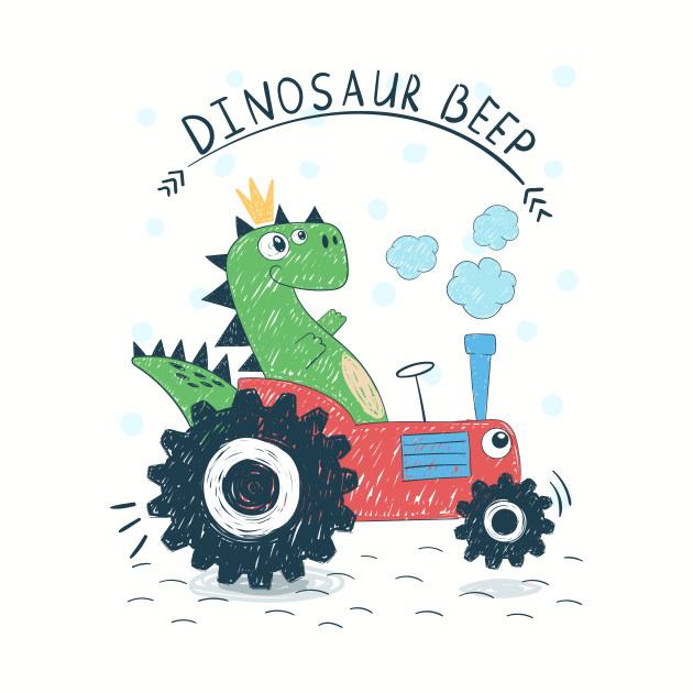 Dinosaur Beep by AttireCafe