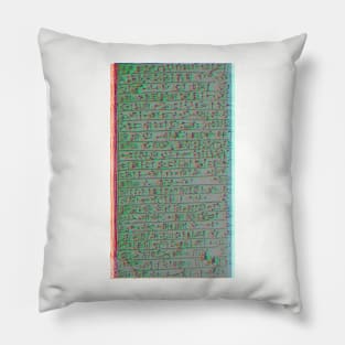 sumer cuneiform Pillow