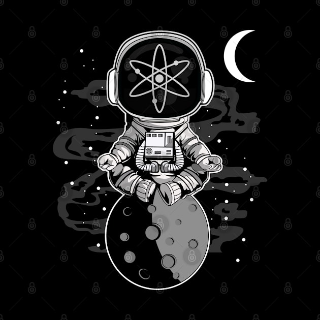 Astronaut Cosmos Crypto ATOM Coin To The Moon Crypto Token Cryptocurrency Wallet Birthday Gift For Men Women Kids by Thingking About