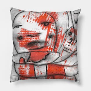 Psychotic break #1 Pillow