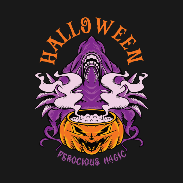 Halloween Ferocious Magic by FlitStudio