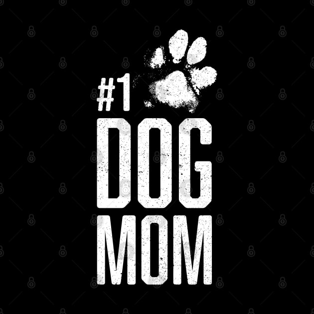 #1 Dog Mom - Number One Dog Lover Gift by Elsie Bee Designs