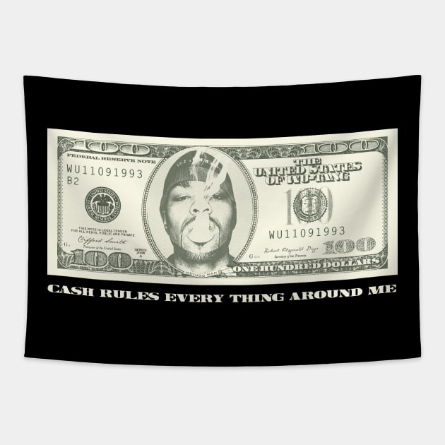 Method Man Cash Rules - 100 Tapestry by cl0udy1