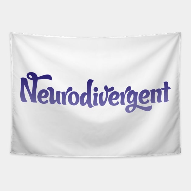 Neurodivergent (Purple Version) Tapestry by PhineasFrogg