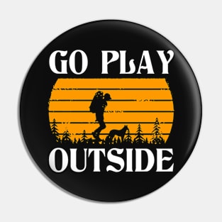 Retro Go Play Pin