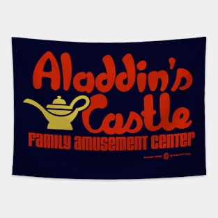 Vintage Aladdin's Castle Family Amusement Center Tapestry