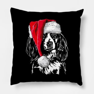 Funny Nederlandse Kooikerhondje Santa Christmas dog mom gift Pillow