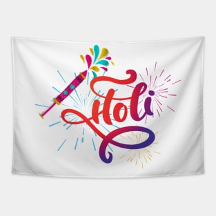 Holi Day Delight, Colorful Celebrations, holi festival Tapestry