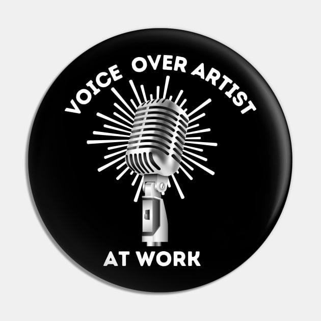 VOICE OVER ARTIST AT WORK Pin by GP SHOP