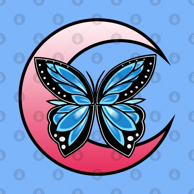 Moonlight Blue Butterfly by dnlribeiro88