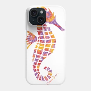 Sunset Seahorse Phone Case