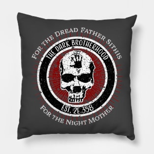 Dark Brotherhood Vintage Art Pillow