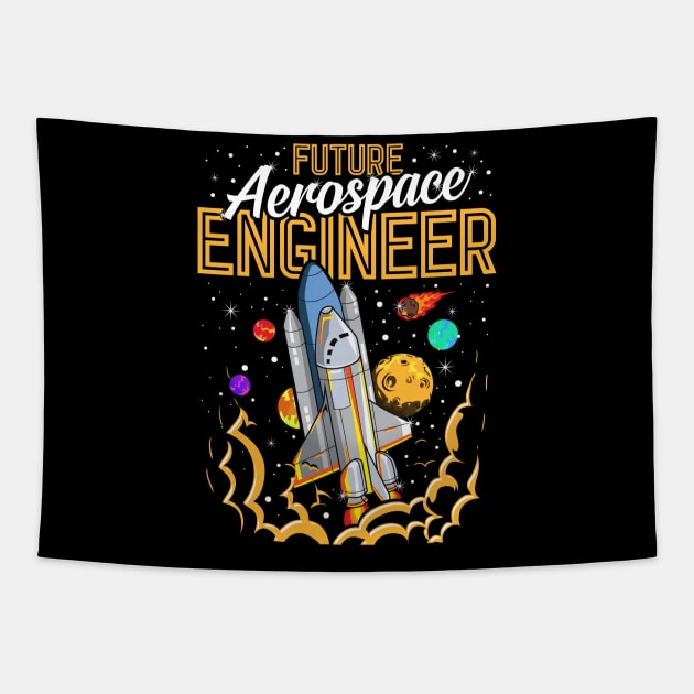 Future Aerospace Engineer Space Astronaut Explore Tapestry by theperfectpresents