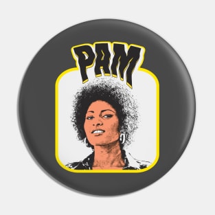 Pam Grier // Retro Blaxploitation Art Pin