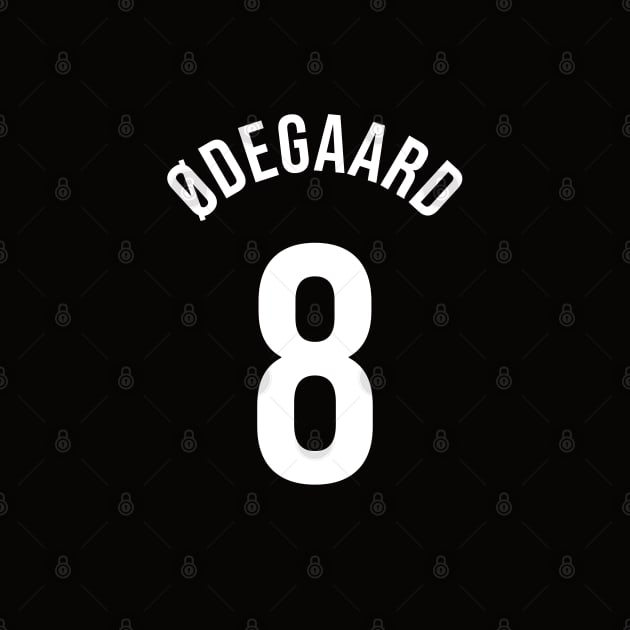 Martin Odegaard Away Kit – 2022/23 Season by GotchaFace