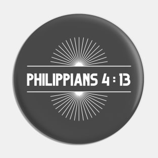 Philipverspians 4:13|| I can do all things|| Bible Pin