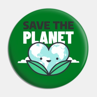 save the planet Pin