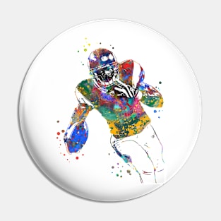 American Football Player Pin