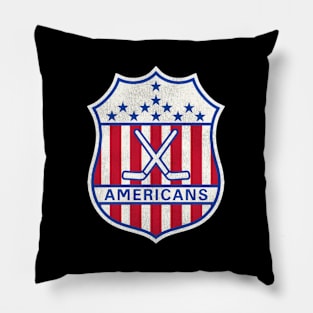 New York Americans Hockey Team Pillow