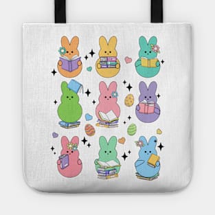 Teacher Easter, Teacher Reading, Easter Bunnies, Cute Teacher Bunny, Book Lovers Easter Tote