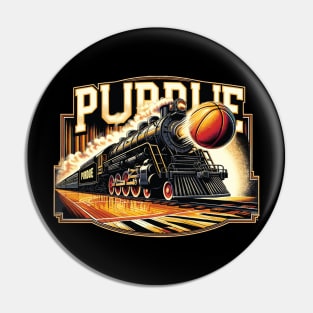 PURDUE Basketball Tribute - Basketball Purdure University Design Purdue Tribute - Basket Ball  Player Pin