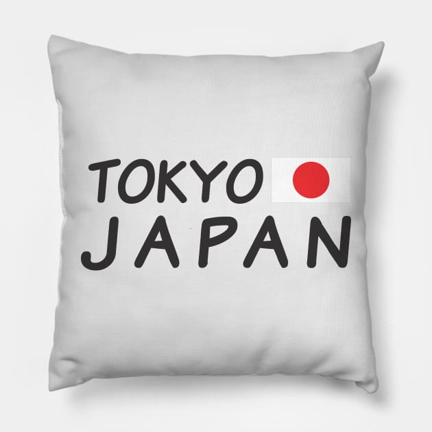 tokyo japan symbol Pillow by Kopandavil