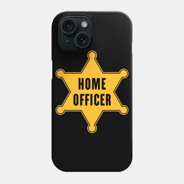 Home Officer (Small Office / Job / Work / Gold) Phone Case by MrFaulbaum