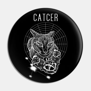 A zodiac cattery: Cancer - catcer Pin