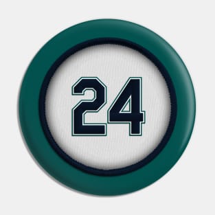 Junior 24 (alt version) Pin