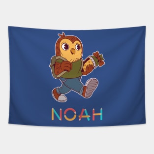 School Enrollment Owl Noah Tapestry