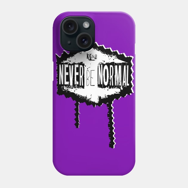 Never Be Normal Throwback Phone Case by ChainsawKing