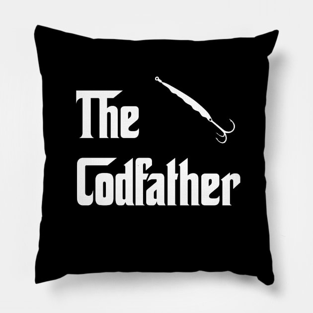 The Codfather Pillow by Jevalia