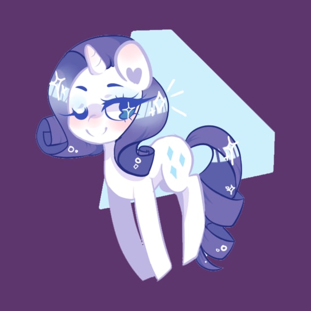 Rarity Wink by AshieBaby