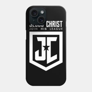 Jesus Christ Join HIS League White Phone Case