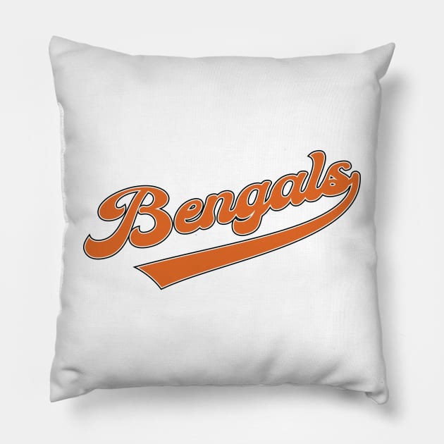 Bengals Pillow by Cemploex_Art