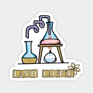 Lab Life Essentials: Science-Inspired Apparel & Accessories - lablife Chemistry Laboratory Magnet