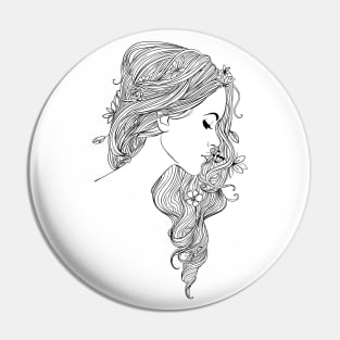 Floral Hair 1 Pin