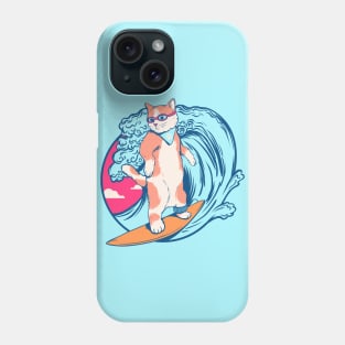 Hang Ten Cat Surfer Phone Case