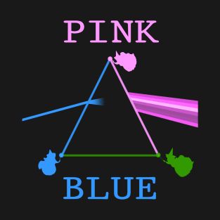 PINK BLUE - Dark Side of the Magic T-Shirt