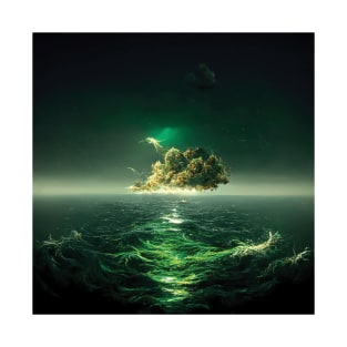 The Light Over Dark Seas of Green T-Shirt