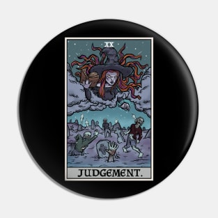 Judgement Tarot Card Necromancer Witch  Zombies Terror Tarot Pin