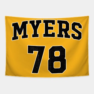 MYERS - vintage typography Tapestry