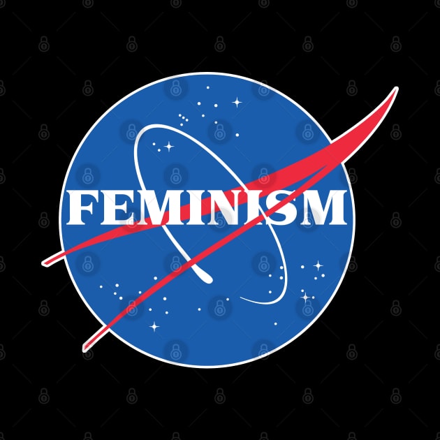 Nasa / Feminism Logo Parody Tribute Design Artwork by DankFutura