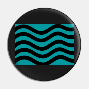 Medium blue and black wavy lines Pin